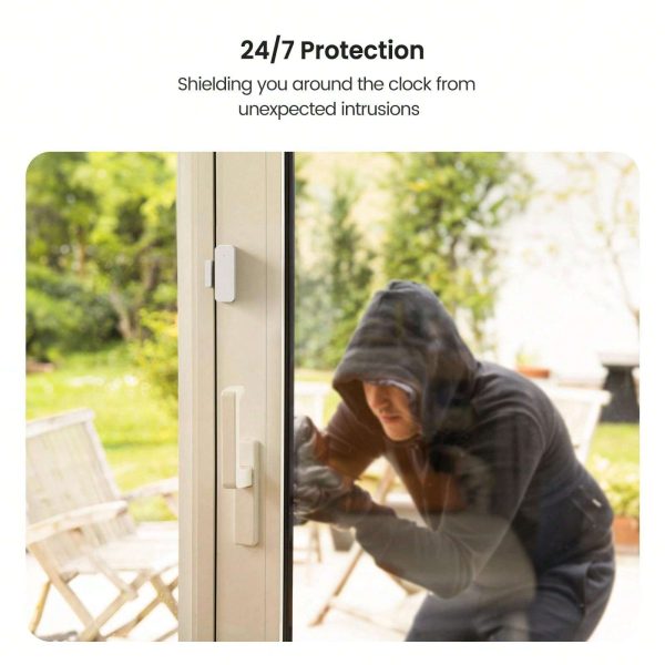 TUYA WiFi Smart Door or Window Alarm Sensor 1 Pack, 2.4GHz