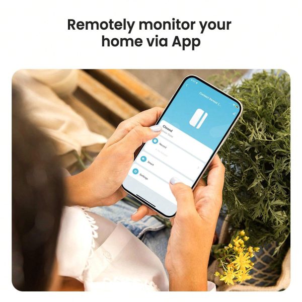 TUYA WiFi Smart Door or Window Alarm Sensor 1 Pack, 2.4GHz