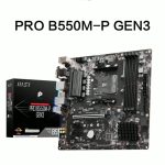 MSI PRO B550M-P GEN3 AMD AM4 Gaming Motherboard