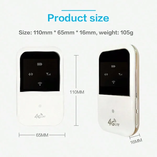 Portable 4G LTE WiFi Router